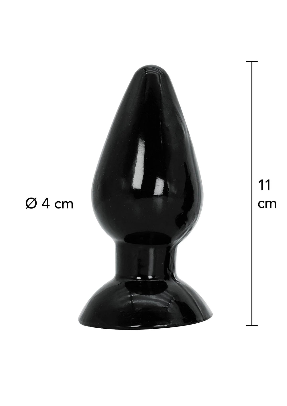 Bestel: Buttplug Medium 11 cm - bij Happytoys: de erotische sex webshop | liever Happy dan Easy ⭐⭐⭐⭐⭐