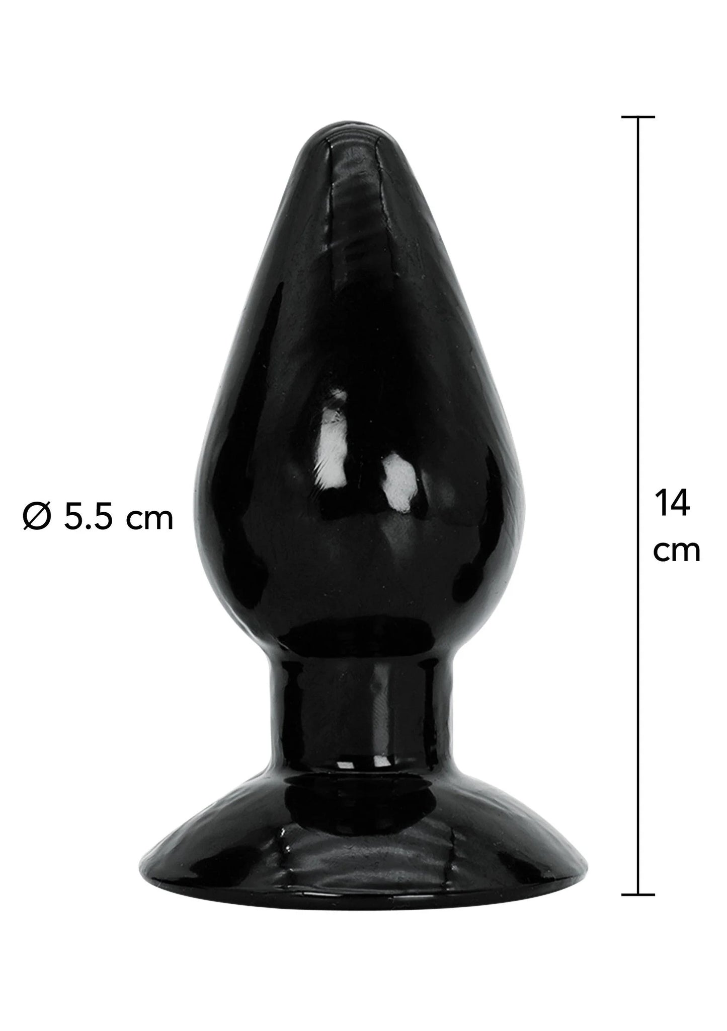 Bestel: Buttplug Large 14 cm - bij Happytoys: de erotische sex webshop | liever Happy dan Easy ⭐⭐⭐⭐⭐