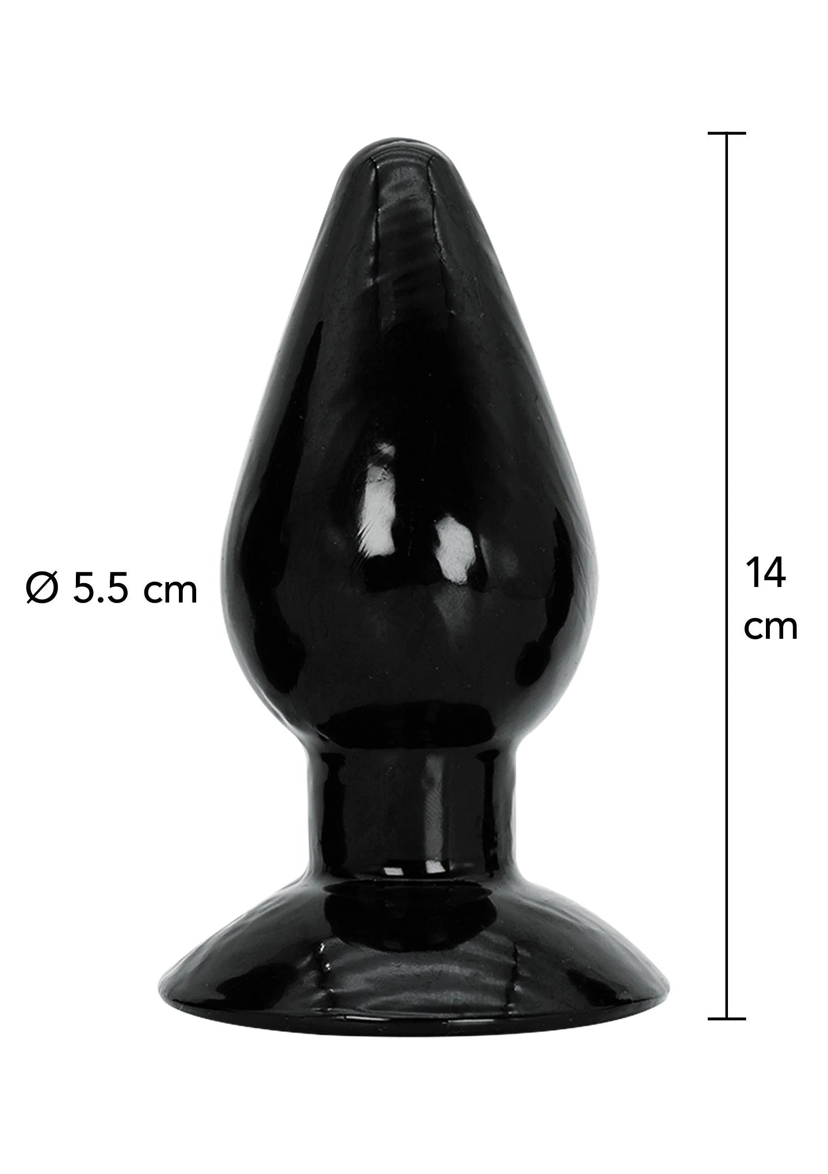 Bestel: Buttplug Large 14 cm - bij Happytoys: de erotische sex webshop | liever Happy dan Easy ⭐⭐⭐⭐⭐