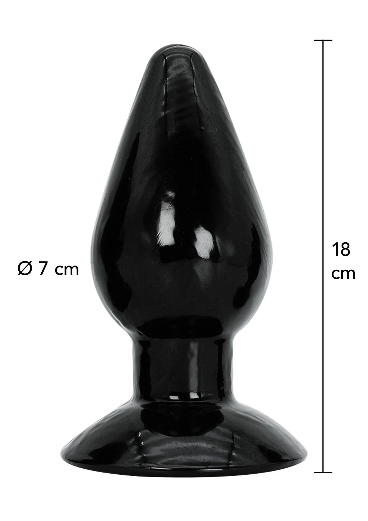 Bestel: Buttplug Extra Large 18 cm - bij Happytoys: de erotische sex webshop | liever Happy dan Easy ⭐⭐⭐⭐⭐