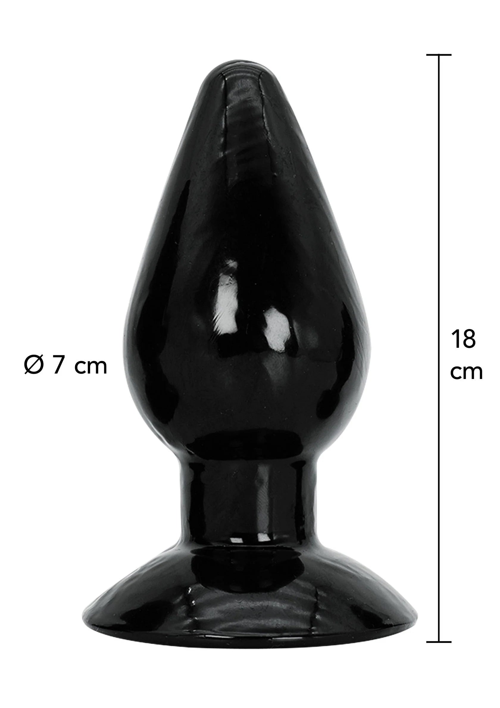 Bestel: Buttplug Extra Large 18 cm - bij Happytoys: de erotische sex webshop | liever Happy dan Easy ⭐⭐⭐⭐⭐