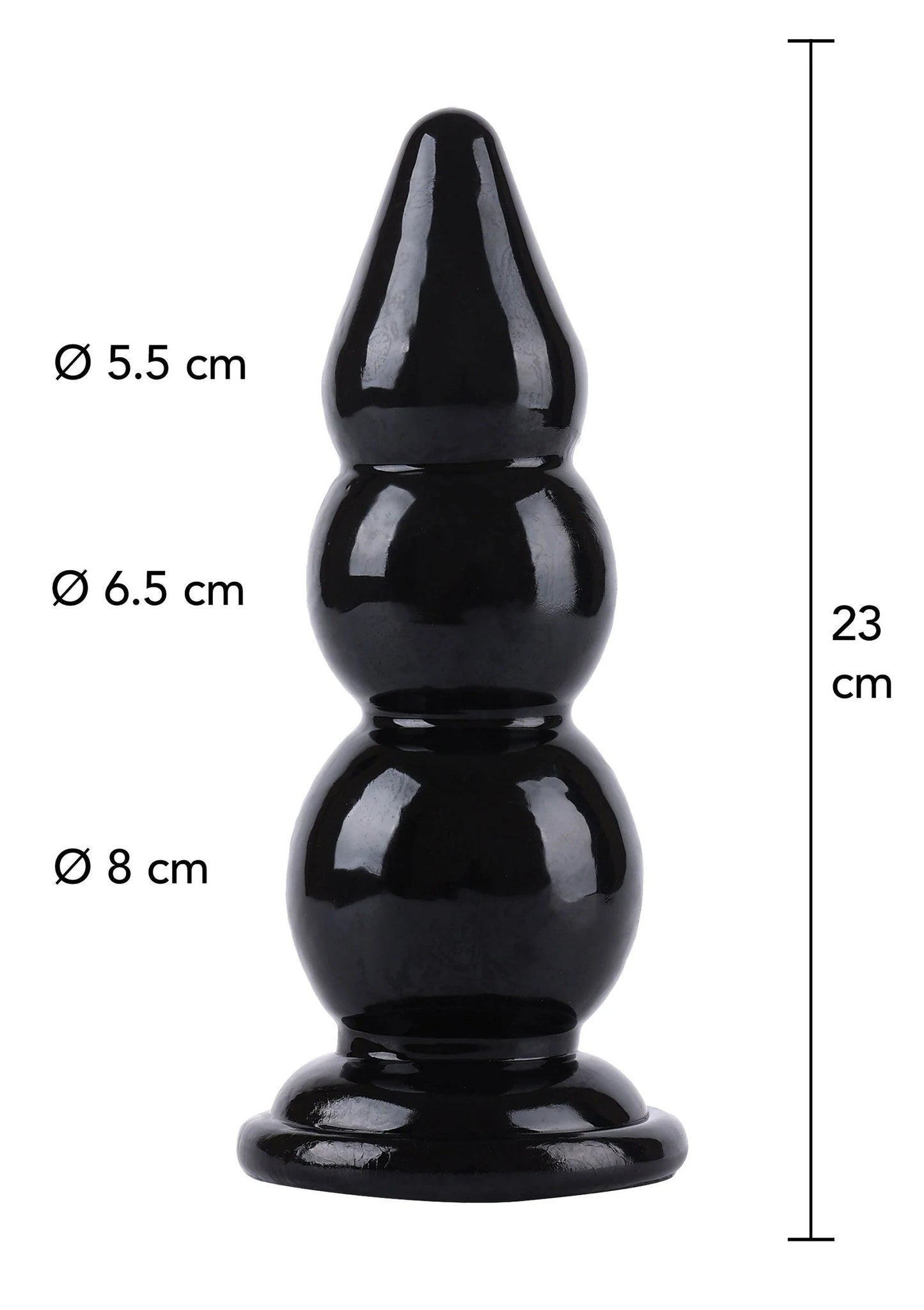 Bestel: Buttplug Balls 23 cm - bij Happytoys: de erotische sex webshop | liever Happy dan Easy ⭐⭐⭐⭐⭐