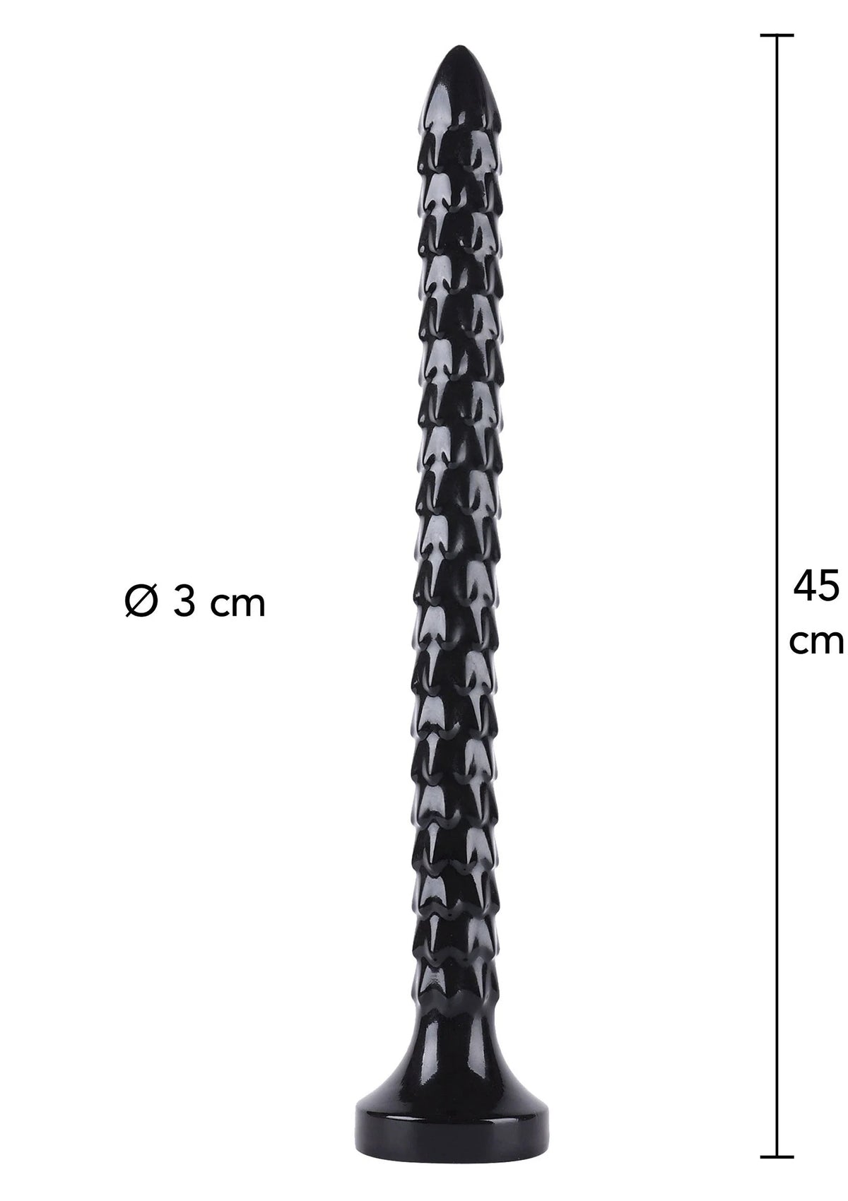 Beste vandaag nog: Anal Snake 45 cm by Hidden Desire - bij Happytoys Sexshop: Toys for Feeling Happy & Easy 😊 - Default Title - 16879 - BLACK