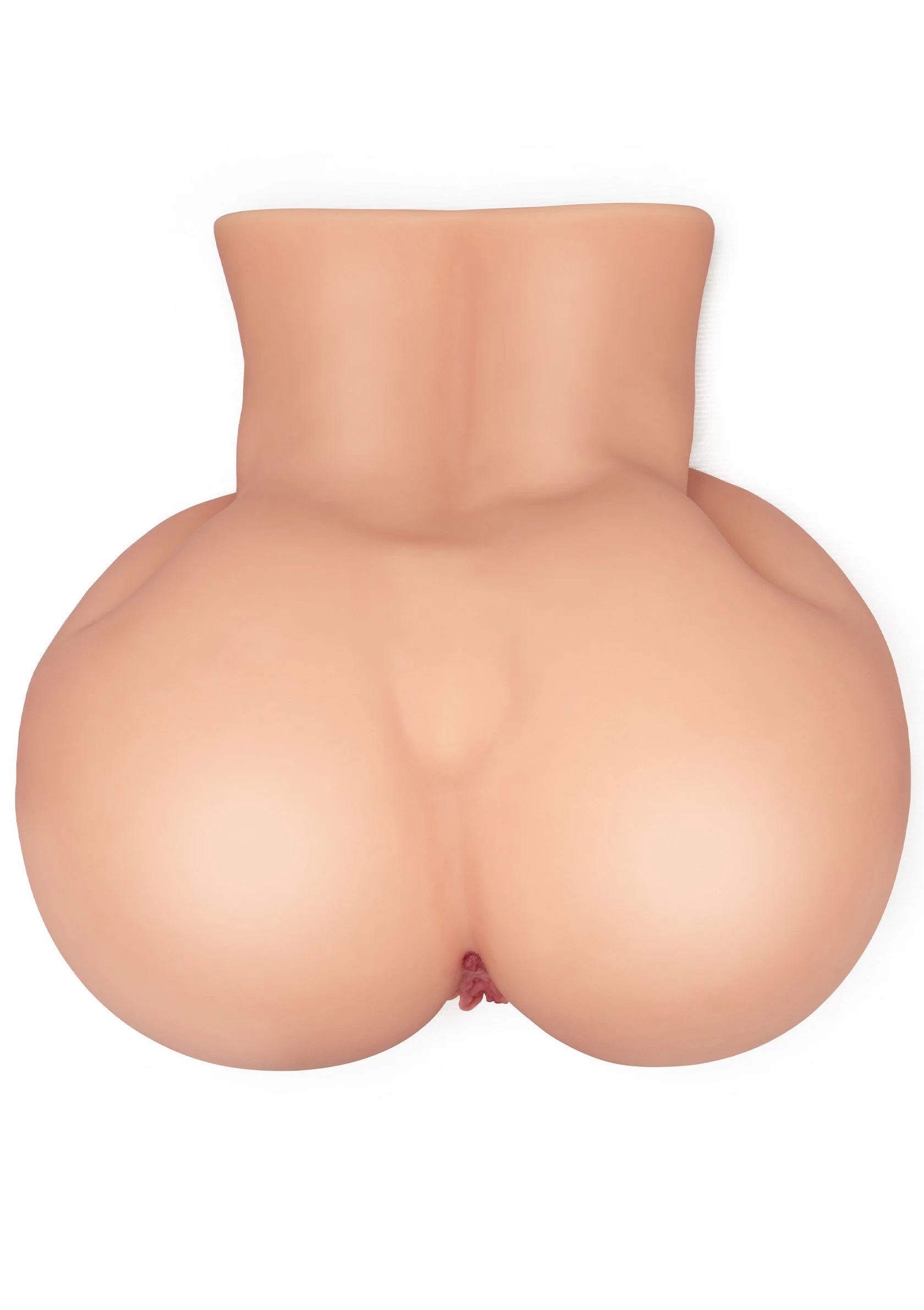 Realistische masturbator met ronde billen en kleine opening onderaan