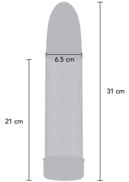 Uitsparing/afbeelding met afmetingen: 21 cm hoog en 31 cm lang