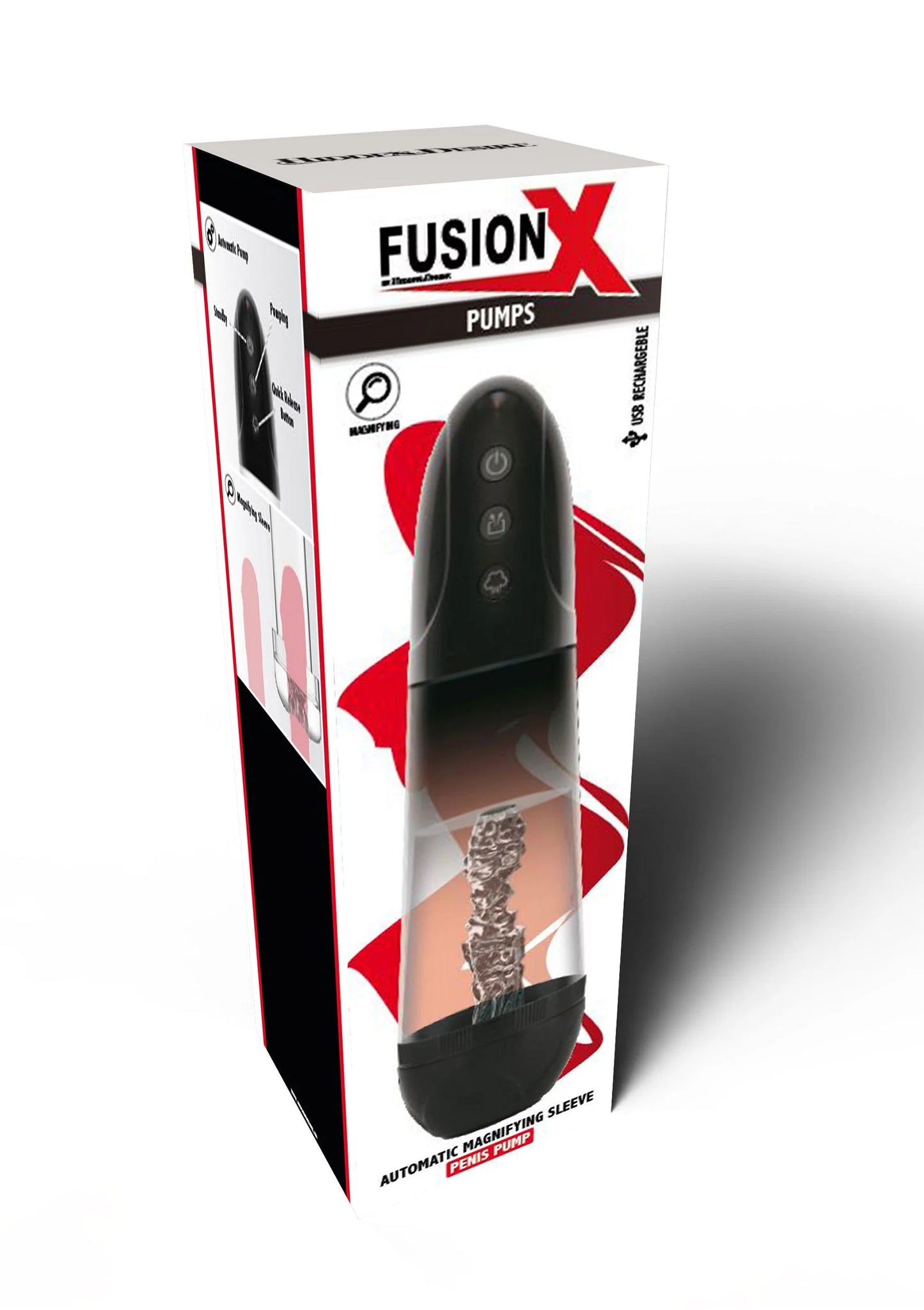 Beste vandaag nog: Automatic Magnify Penis Pump by Hidden Desire - bij Happytoys Sexshop: Toys for Feeling Happy & Easy 😊