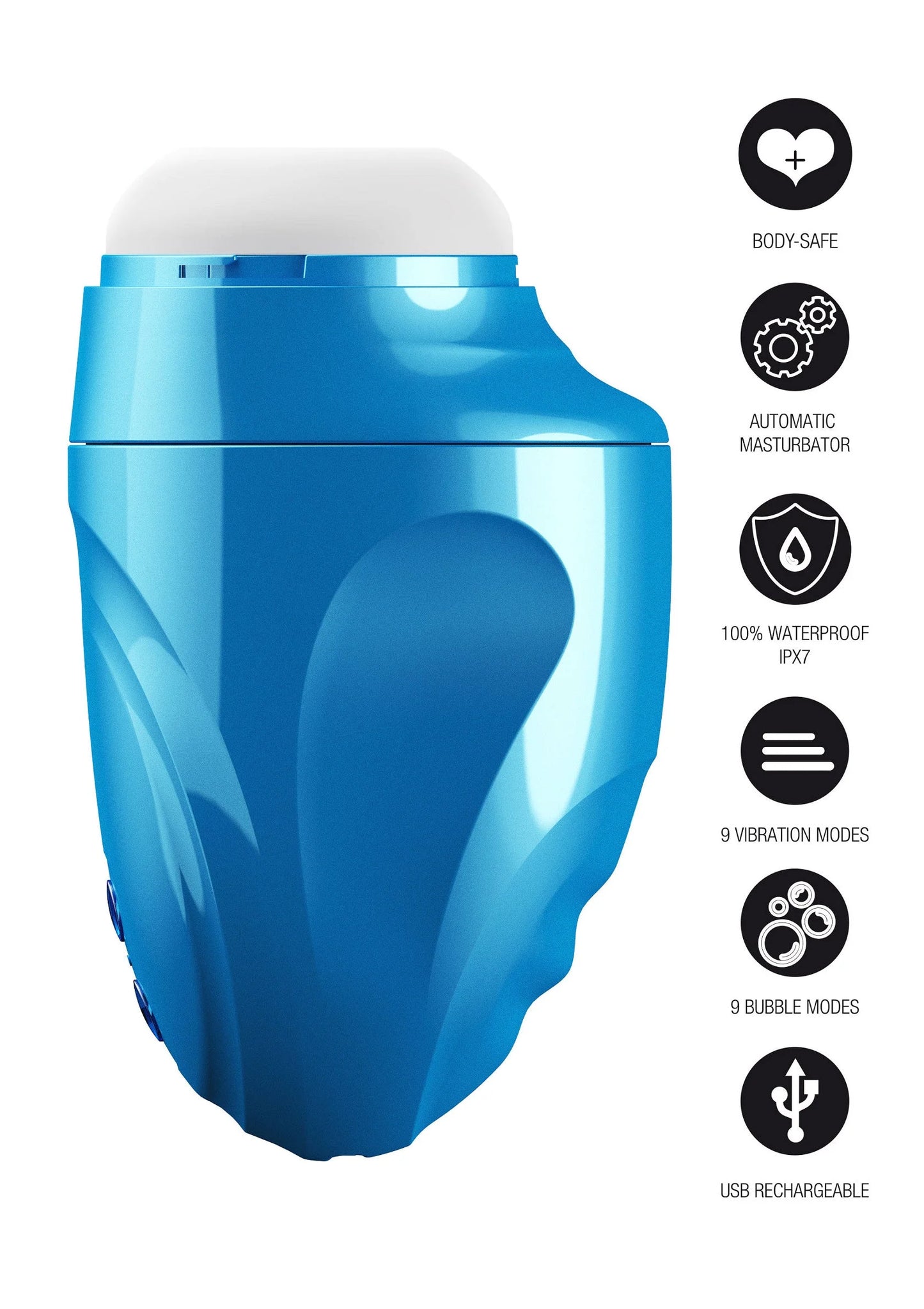 Beste vandaag nog: Aqua Bubble Masturbator by Hidden Desire - bij Happytoys Sexshop: Toys for Feeling Happy & Easy 😊