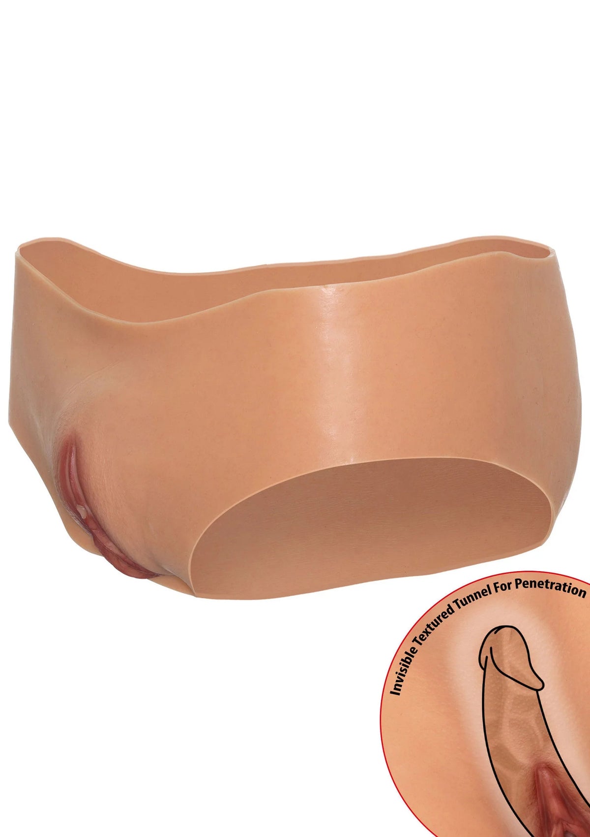 Beste vandaag nog: Open Vagina Brief Low Waist by Hidden Desire - bij Happytoys Sexshop: Toys for Feeling Happy & Easy 😊 - Default Title - 16989 - SKIN
