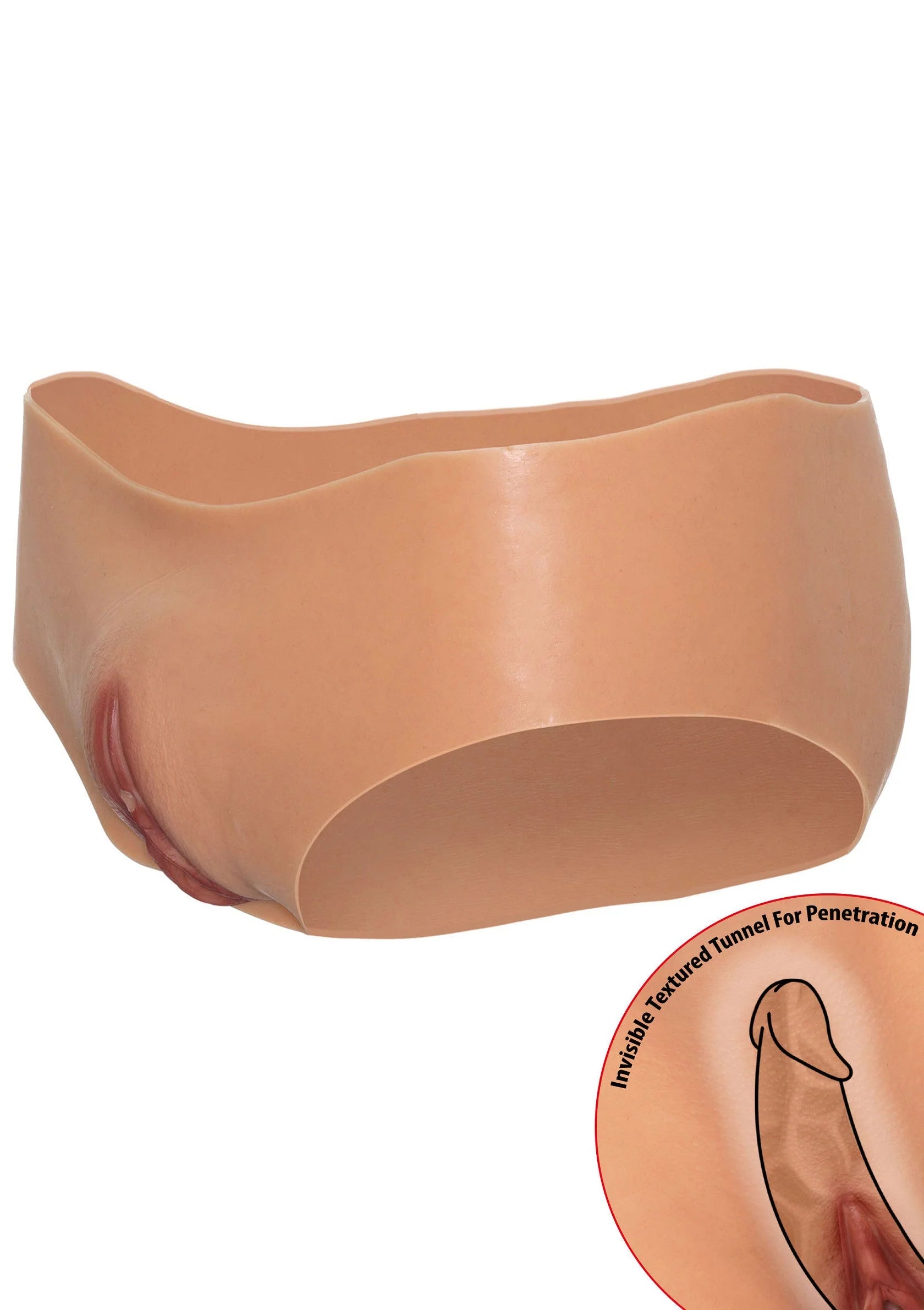 Beste vandaag nog: Open Vagina Brief Low Waist by Hidden Desire - bij Happytoys Sexshop: Toys for Feeling Happy & Easy 😊 - Default Title - 16989 - SKIN