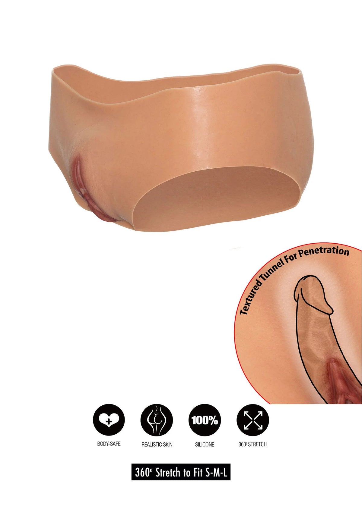 Beste vandaag nog: Open Vagina Brief Low Waist by Hidden Desire - bij Happytoys Sexshop: Toys for Feeling Happy & Easy 😊