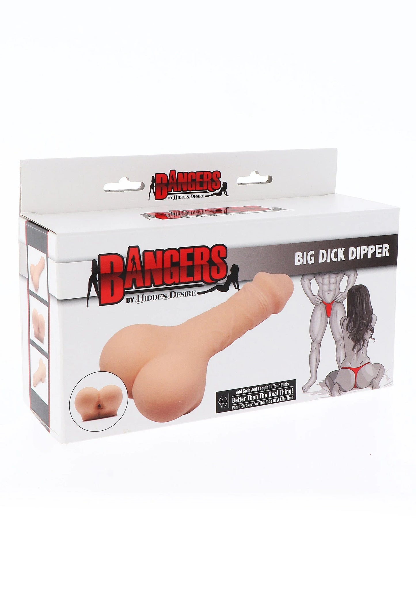 Beste vandaag nog: Bangers Big Dick Dipper Masturbator by Hidden Desire - bij Happytoys