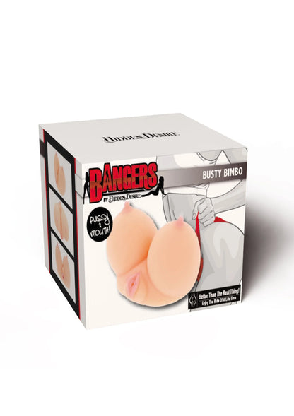 Doosverpakking met kunstmatige torso en vaginale opening van het seksspeeltje