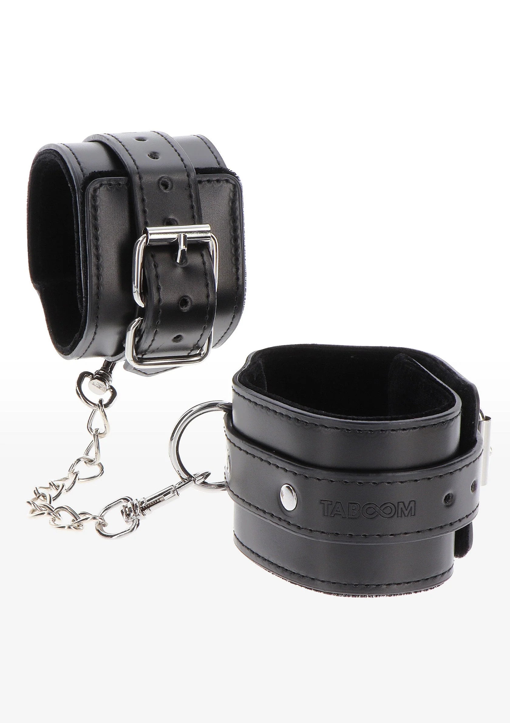 Bestel: Ankle Cuffs - bij Happytoys: de erotische sex webshop | liever Happy dan Easy ⭐⭐⭐⭐⭐ - Default Title - 17101 - BLACK