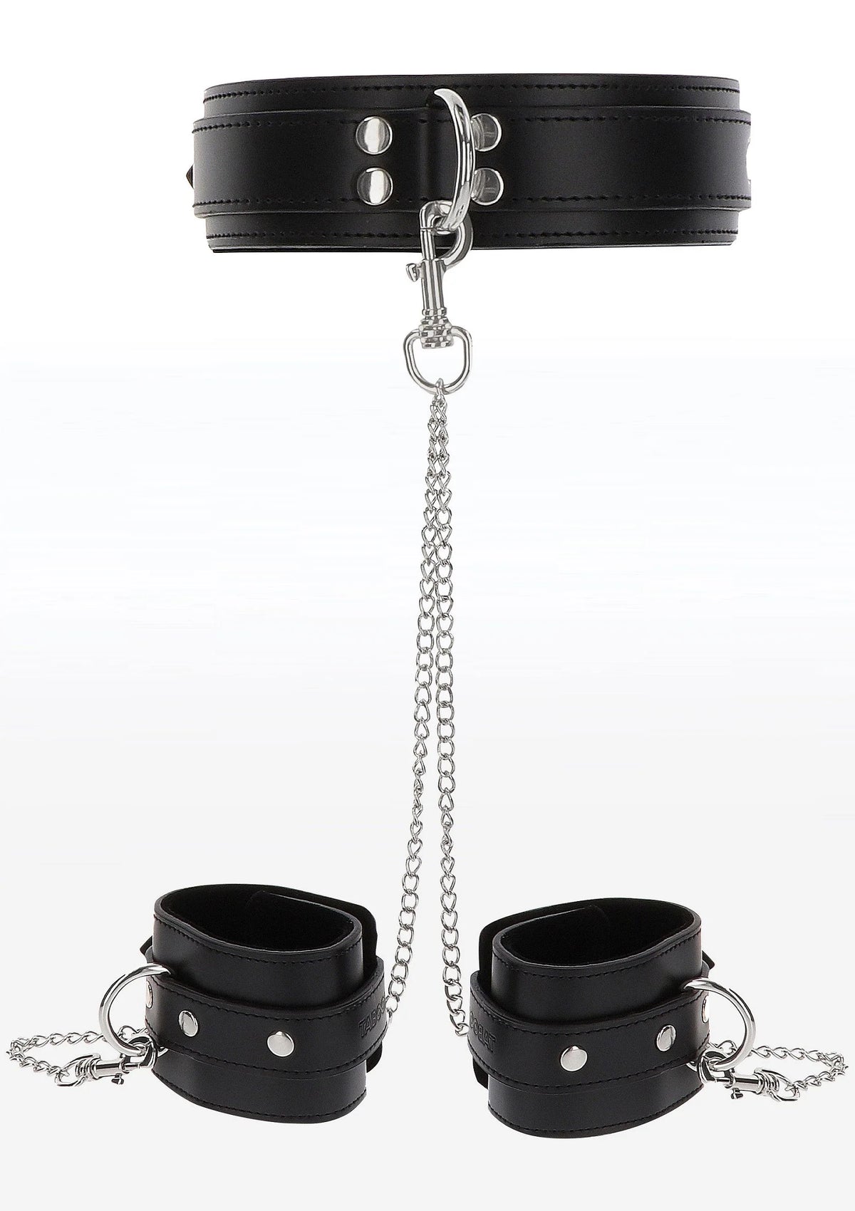 Bestel: Heavy Collar and Wrist Cuffs - bij Happytoys: de erotische sex webshop | liever Happy dan Easy ⭐⭐⭐⭐⭐