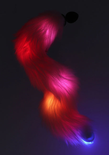 Beste vandaag nog: Glow In the Dark Unicorn Tail & Buttplug LED by Taboom - bij Happytoys