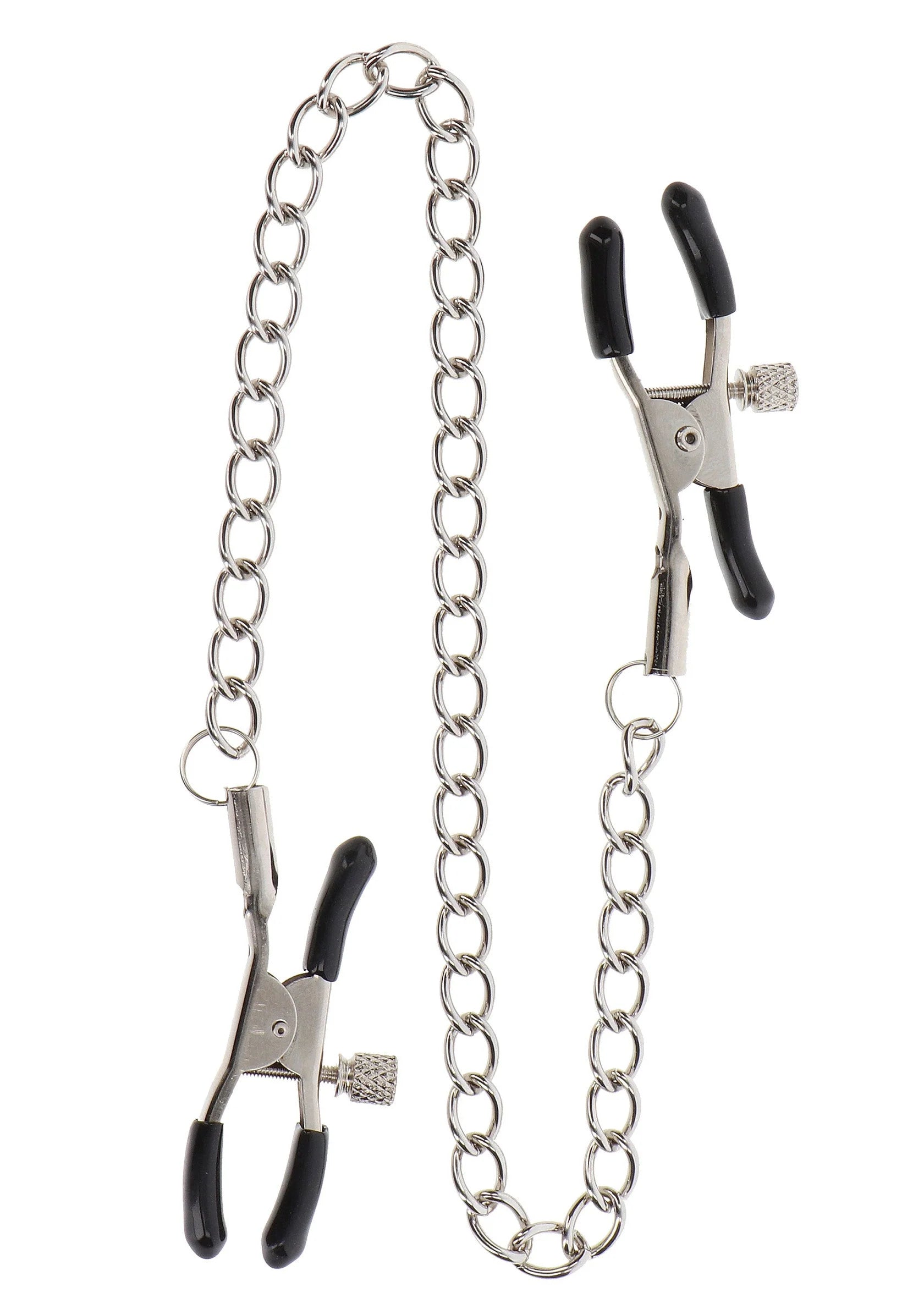 Beste vandaag nog: Adjustable Clamps With Chain - bij Happytoys Sexshop: online sex shop for Feeling Happy & Easy 😊