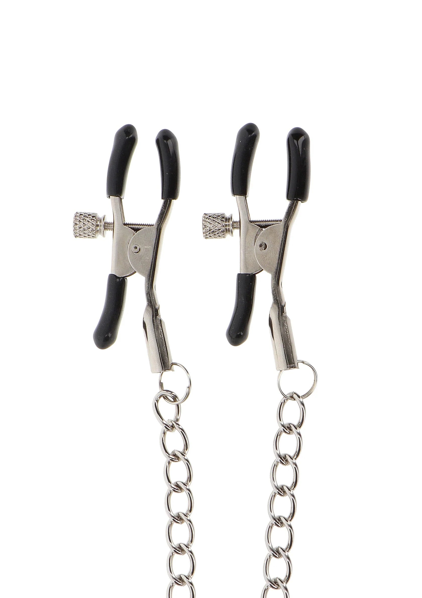 Beste vandaag nog: Adjustable Clamps With Chain - bij Happytoys Sexshop: online sex shop for Feeling Happy & Easy 😊