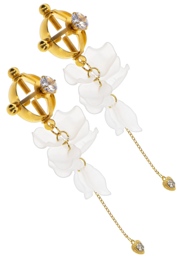 Beste vandaag nog: Floral Seduction Clamps by Taboom Nipple Play - bij Happytoys Sexshop: online sex shop for Feeling Happy & Easy 😊