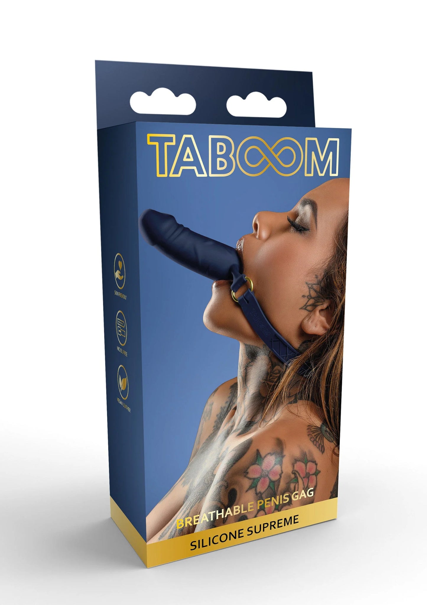 Beste vandaag nog: Silicone Breathable Penis Gag by Taboom - bij Happytoys Sexshop: online sex shop for Feeling Happy & Easy 😊