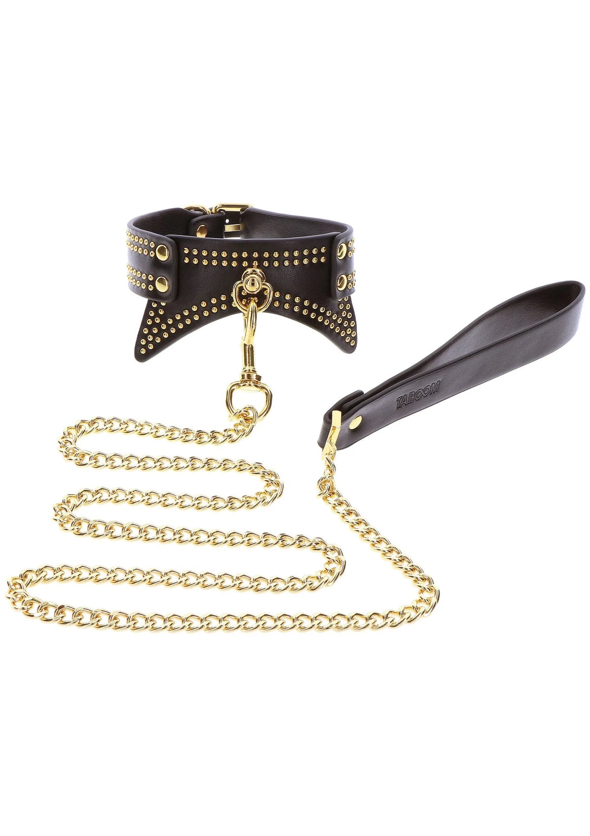 Beste vandaag nog: Studded Collar and Leash by Taboom - bij Happytoys Sexshop: online sex shop for Feeling Happy & Easy 😊