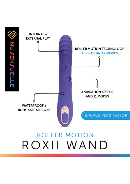 Beste vandaag nog: Roxii Roller Motion Wand by Nu Sensuelle - bij Happytoys Sexshop: online sex shop for Feeling Happy & Easy 😊