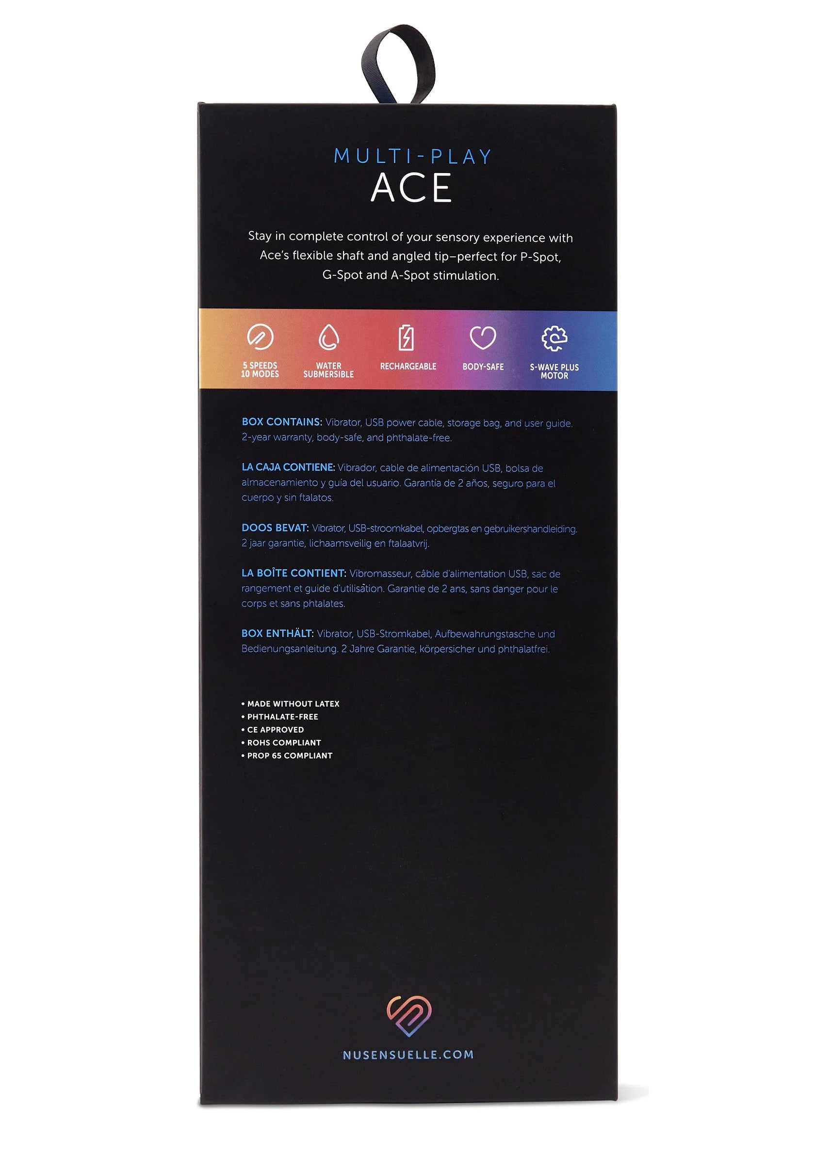 Beste vandaag nog: ACE Multi - Play Vibrator by Nu Sensuelle - bij Happytoys Sexshop: online sex shop for Feeling Happy & Easy 😊