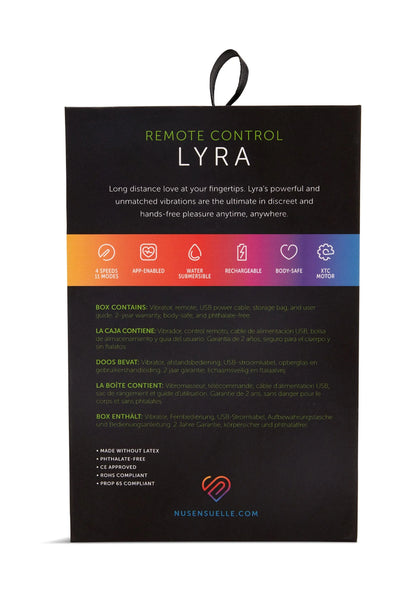Beste vandaag nog: Lyra Panty Vibrator + App by NuSensuelle - bij Happytoys Sexshop: online sex shop for Feeling Happy & Easy 😊