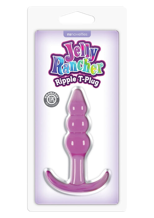 Bestel: T - Plug Ripple by NS Novelties Jelly Rancher - bij Happytoys: de erotische sex webshop | liever Happy dan Easy ⭐⭐⭐⭐⭐