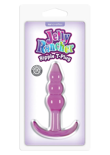 Bestel: T - Plug Ripple by NS Novelties Jelly Rancher - bij Happytoys: de erotische sex webshop | liever Happy dan Easy ⭐⭐⭐⭐⭐