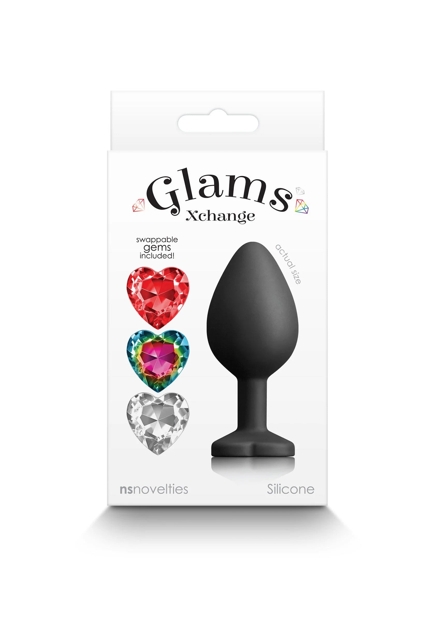 Bestel: Glams Xchange Heart Medium by NS Novelties - bij Happytoys: de erotische sex webshop | liever Happy dan Easy ⭐⭐⭐⭐⭐