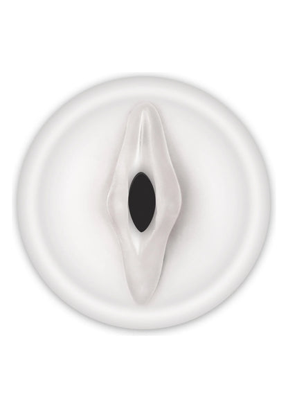 Witte universele pomp-mouw met lange smalle vorm en ovale opening