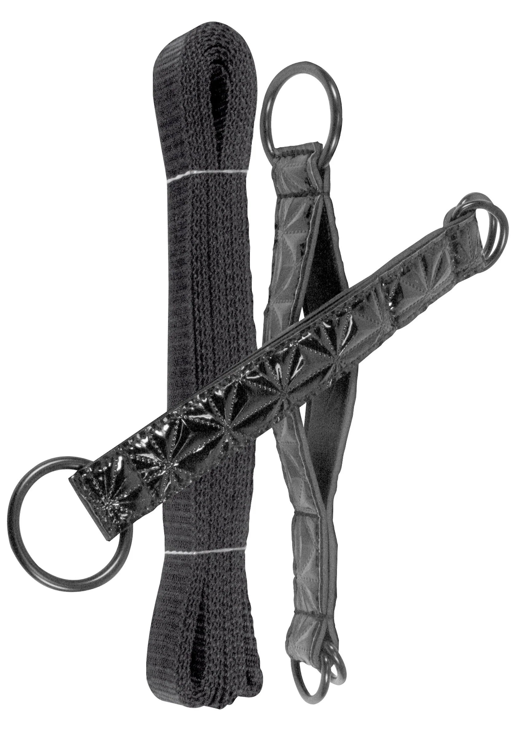 Beste vandaag nog: Bed Restraint Straps by NS Novelties - bij Happytoys Sexshop: online sex shop for Feeling Happy & Easy 😊 - Zwart - 18469 - BLACK