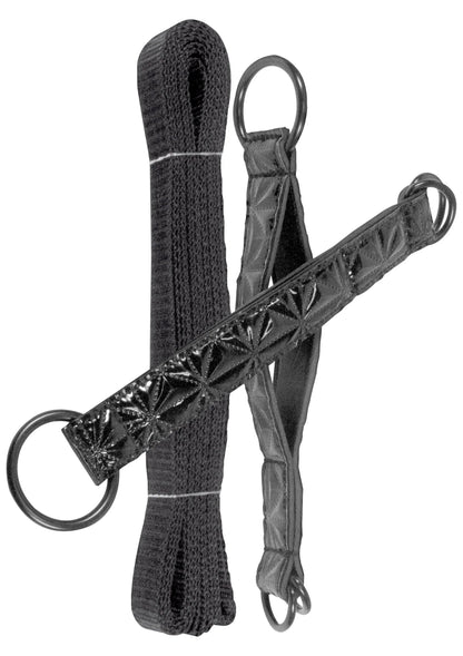 Beste vandaag nog: Bed Restraint Straps by NS Novelties - bij Happytoys Sexshop: online sex shop for Feeling Happy & Easy 😊 - Zwart - 18469 - BLACK