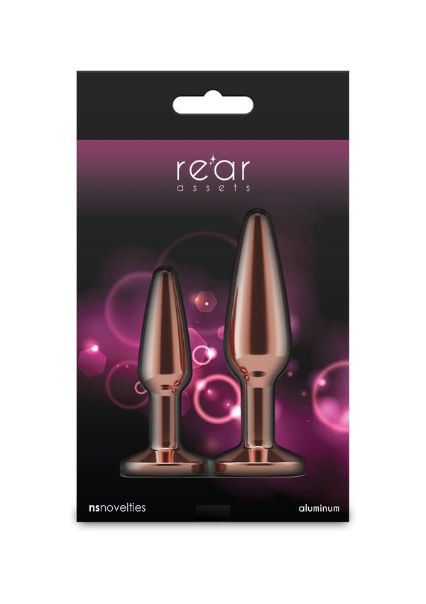 Beste vandaag nog: Tapered Training Kit 3 Pcs Butt plugs by NS Novelties Rear Assets - bij Happytoys Sexshop: online sex shop for Feeling Happy & Easy 😊