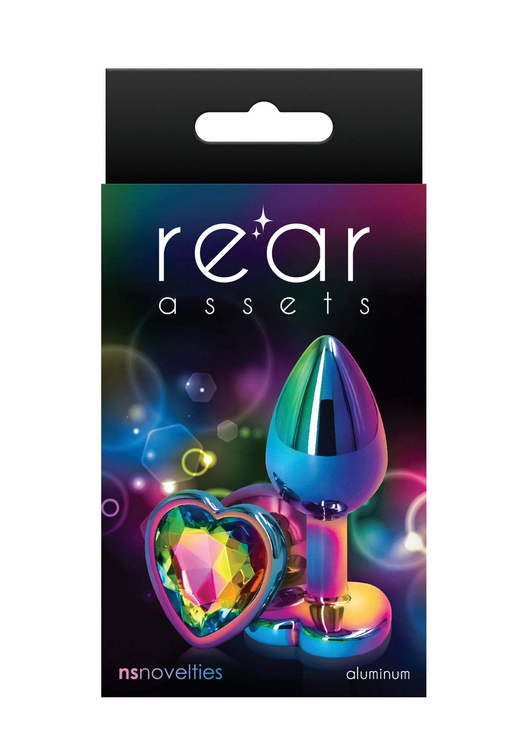 Bestel: Rear Assets Mulitcolor Heart S by NS Novelties - bij Happytoys: de erotische sex webshop | liever Happy dan Easy ⭐⭐⭐⭐⭐