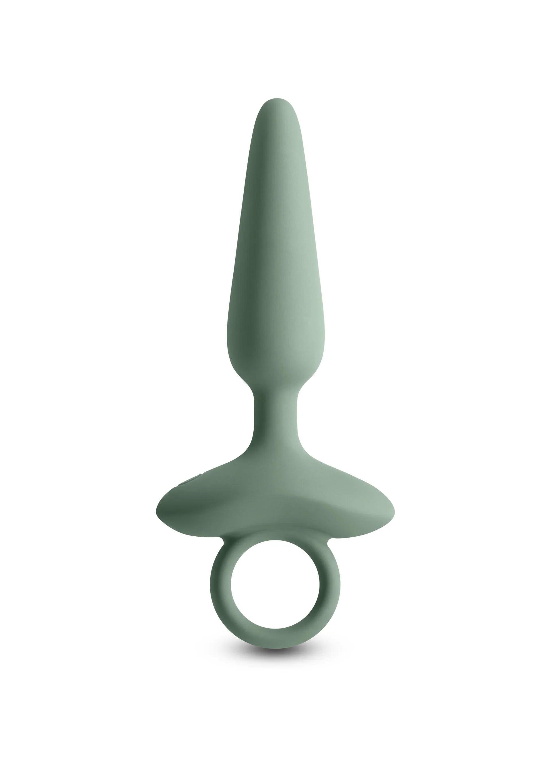 Renegade Maverick Green siliconen anale plug met brede voet en ronde ring
