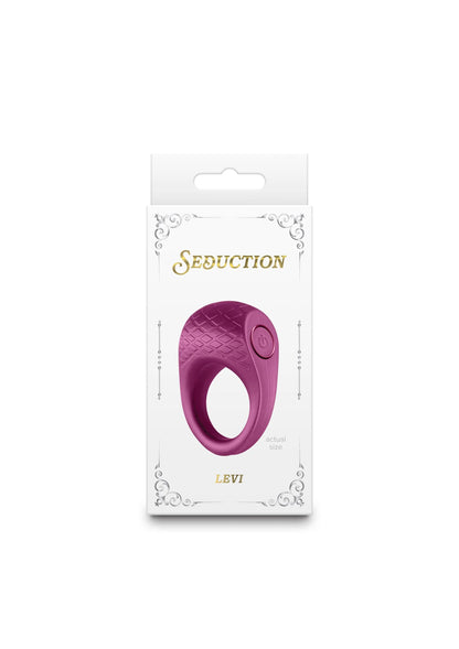 Beste vandaag nog: Seduction Levi vibrating cock ring by NS Novelties - bij Happytoys Sexshop: Toys for Feeling Happy & Easy 😊