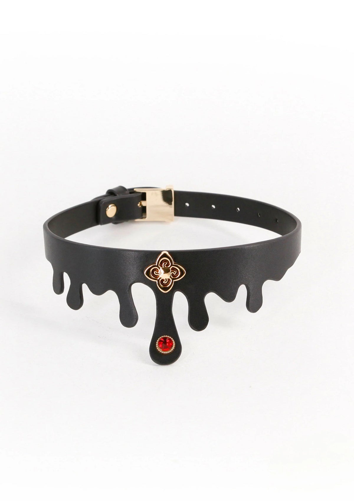 Beste vandaag nog: Elvira Collar by NS Novelties - bij Happytoys Sexshop: online sex shop for Feeling Happy & Easy 😊 - Default Title - 19234 - BLACK