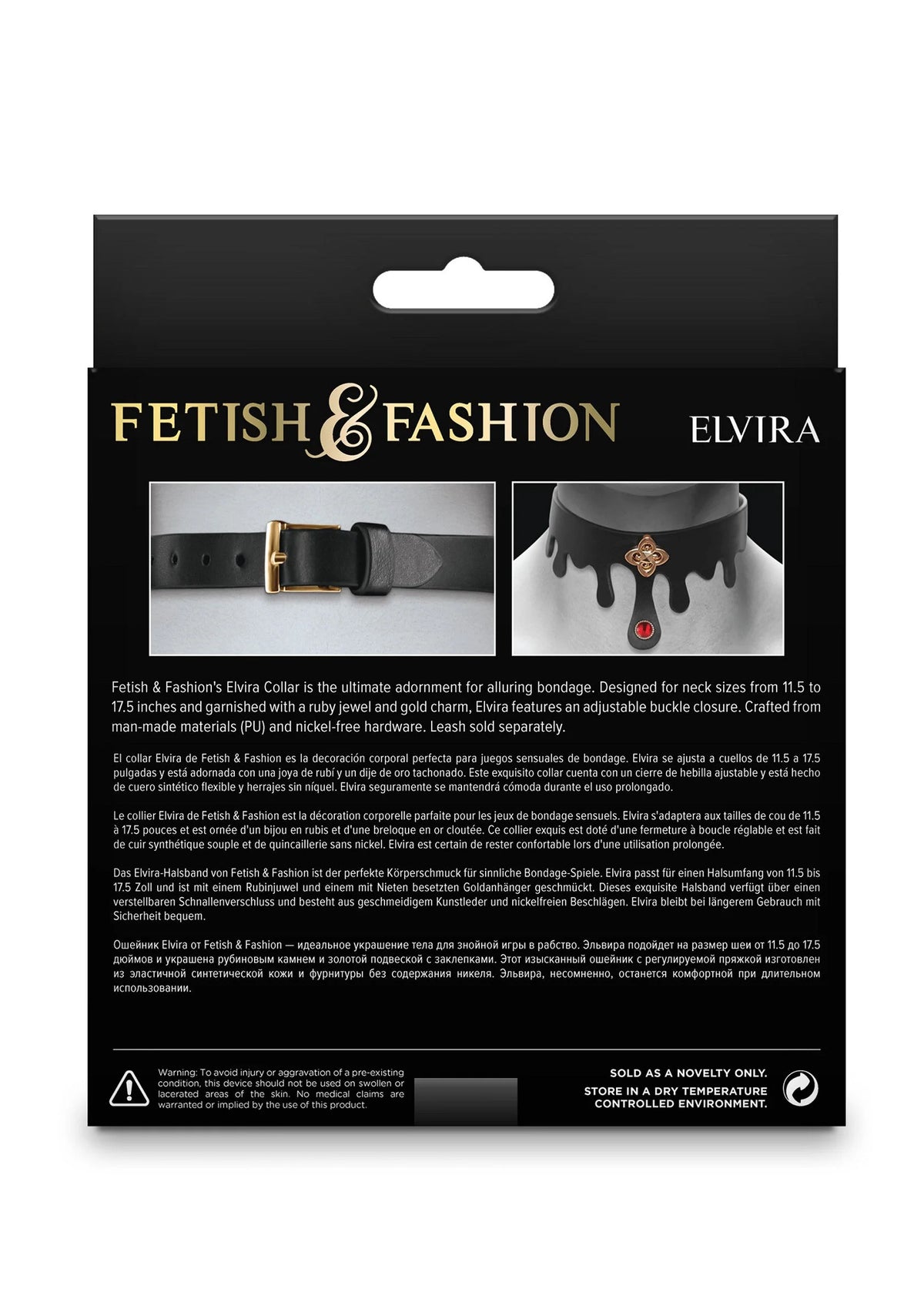 Beste vandaag nog: Elvira Collar by NS Novelties - bij Happytoys Sexshop: online sex shop for Feeling Happy & Easy 😊
