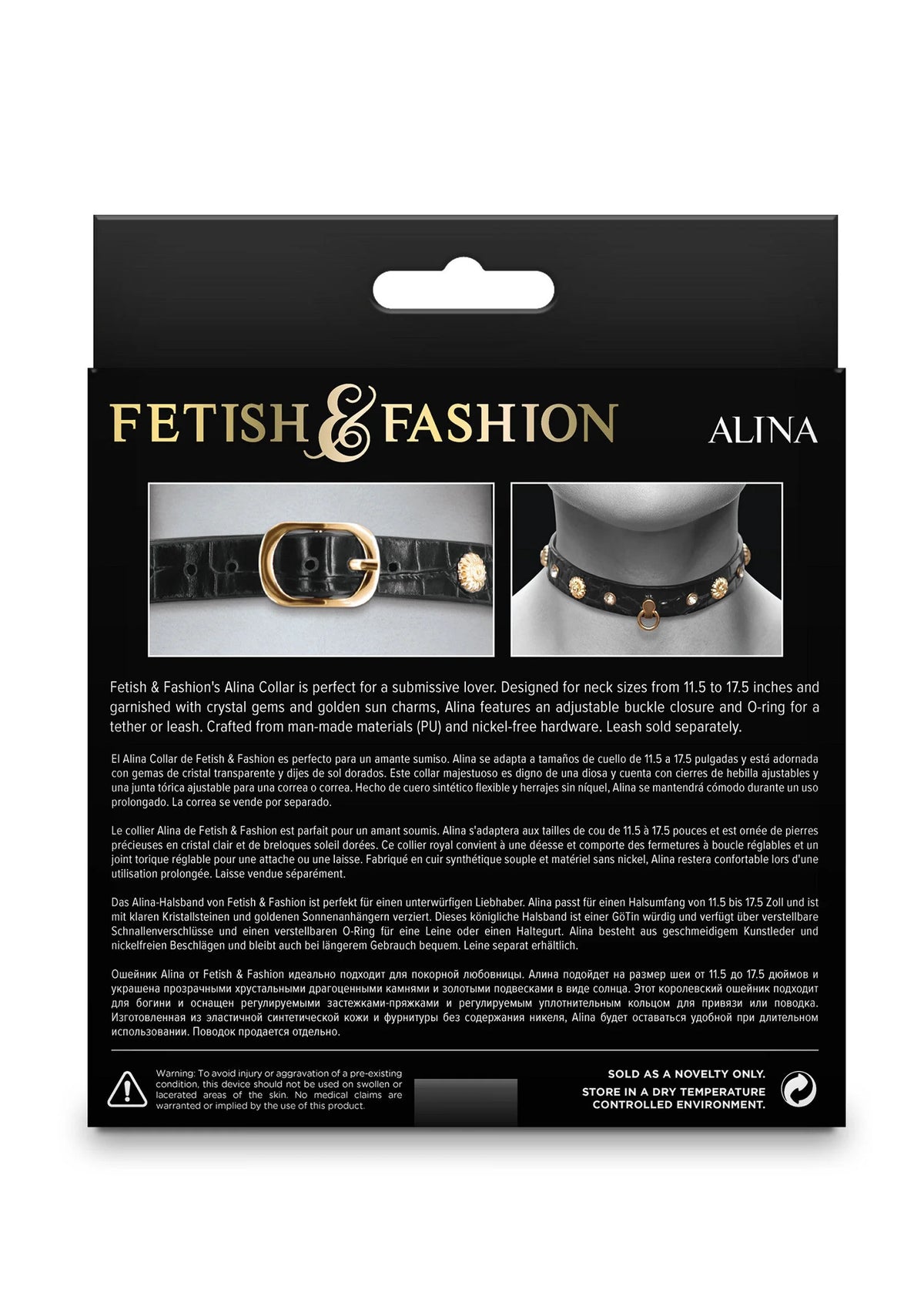 Beste vandaag nog: Alina Collar - bij Happytoys Sexshop: online sex shop for Feeling Happy & Easy 😊