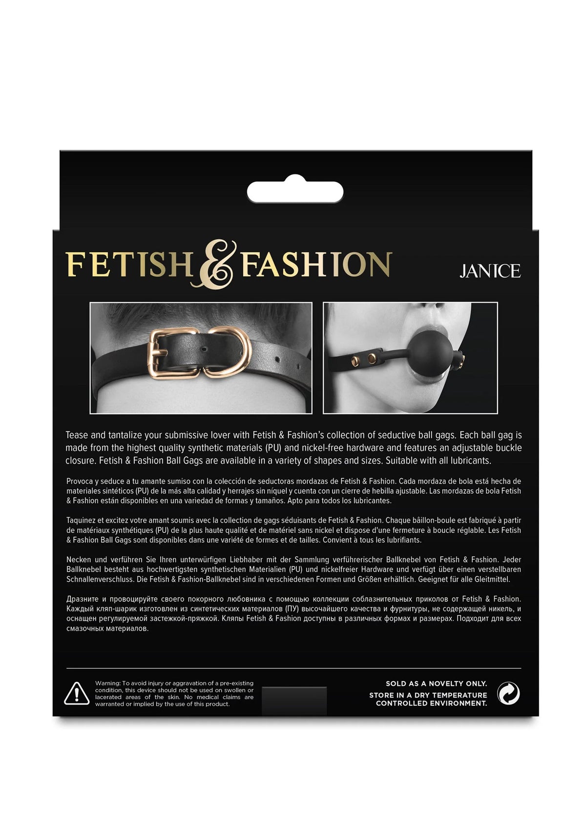 Bestel: Fetish & Fashion Janice Gag - bij Happytoys: de erotische sex webshop | liever Happy dan Easy ⭐⭐⭐⭐⭐