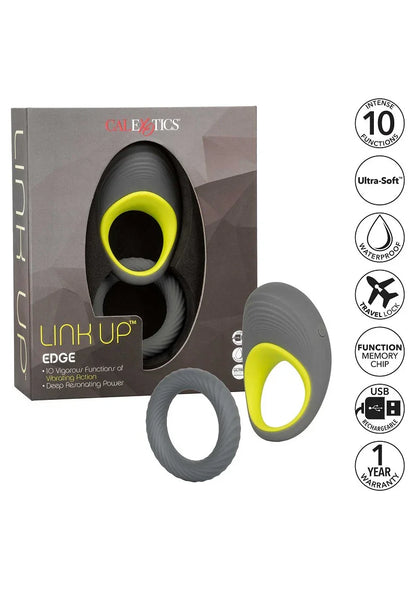 ♂ ☺2 CalExotics Link Up Edge cockring - Happytoys Sexshop: online sex shop for Feeling Happy & Easy 😊 - Discreet geleverd