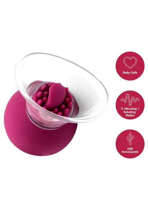 Vibrating & Rotating Nipple & Clitoral Pump @ She.E.O. - Happytoys Sexshop: online sex shop for Feeling Happy & Easy 😊 - Discreet geleverd