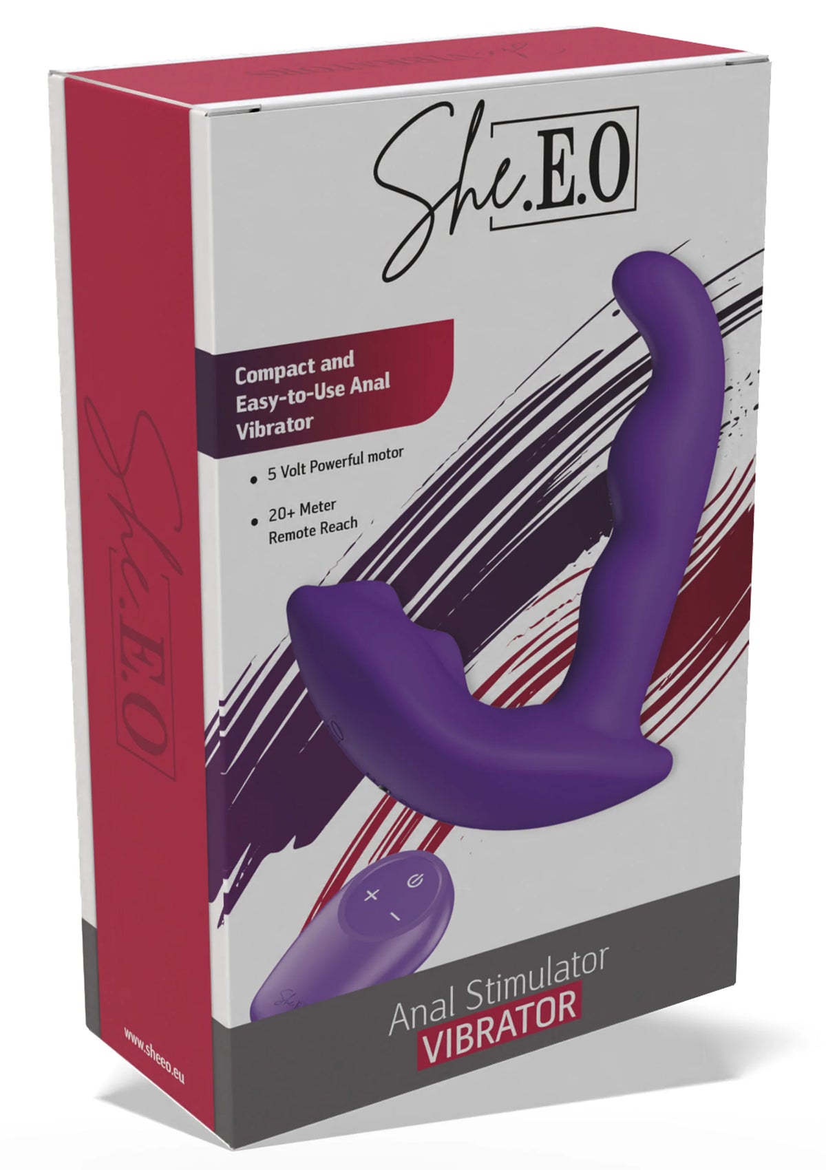 Beste vandaag nog: Anal Stimulator Vibrator by She.E.O. - bij Happytoys Sexshop: online sex shop for Feeling Happy & Easy 😊