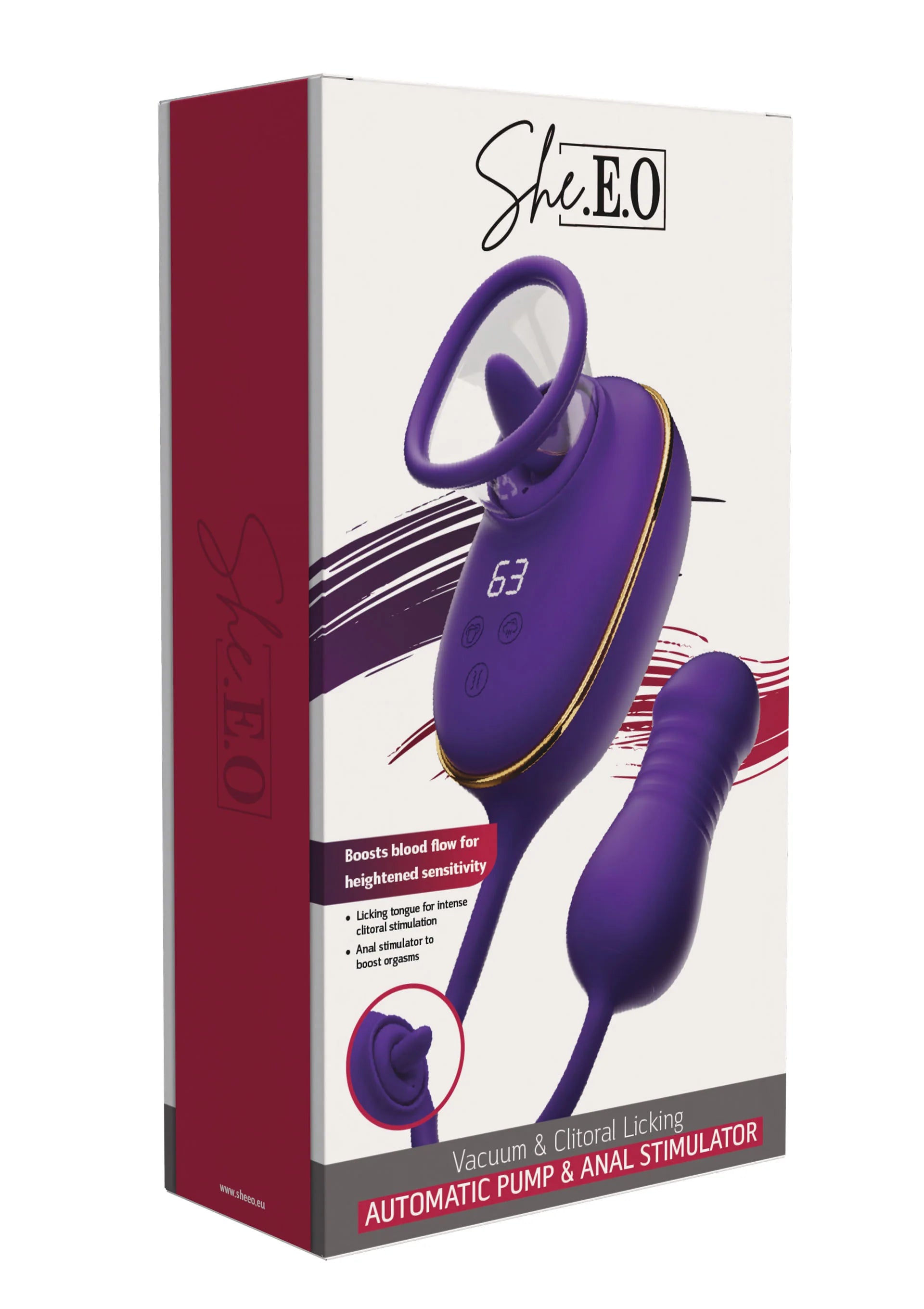 Beste vandaag nog: Licking Clitoral Pump & Anal Stimulator by She.E.O. - bij Happytoys Sexshop: online sex shop for Feeling Happy & Easy 😊
