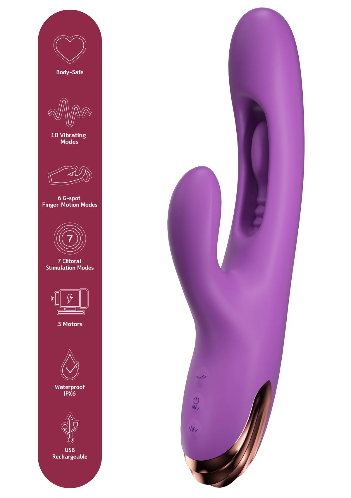 Beste vandaag nog: G - Spot Finger - Motion Rabbit by She.E.O. - bij Happytoys Sexshop: online sex shop for Feeling Happy & Easy 😊