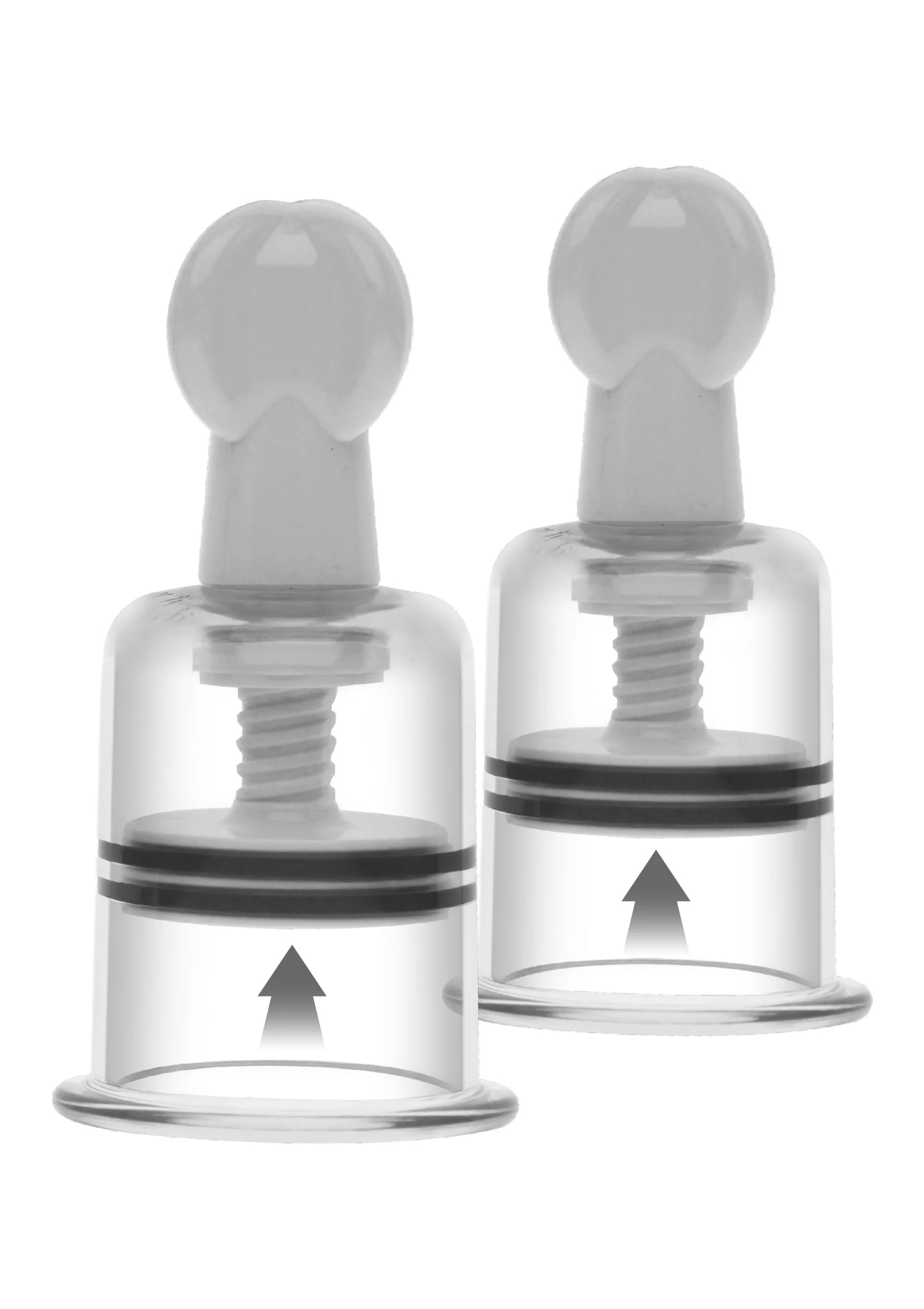 Beste vandaag nog: Nipple & Clitoral Suckers M/L by She.E.O. - bij Happytoys Sexshop: online sex shop for Feeling Happy & Easy 😊 - Default Title - 20251 - WHITE