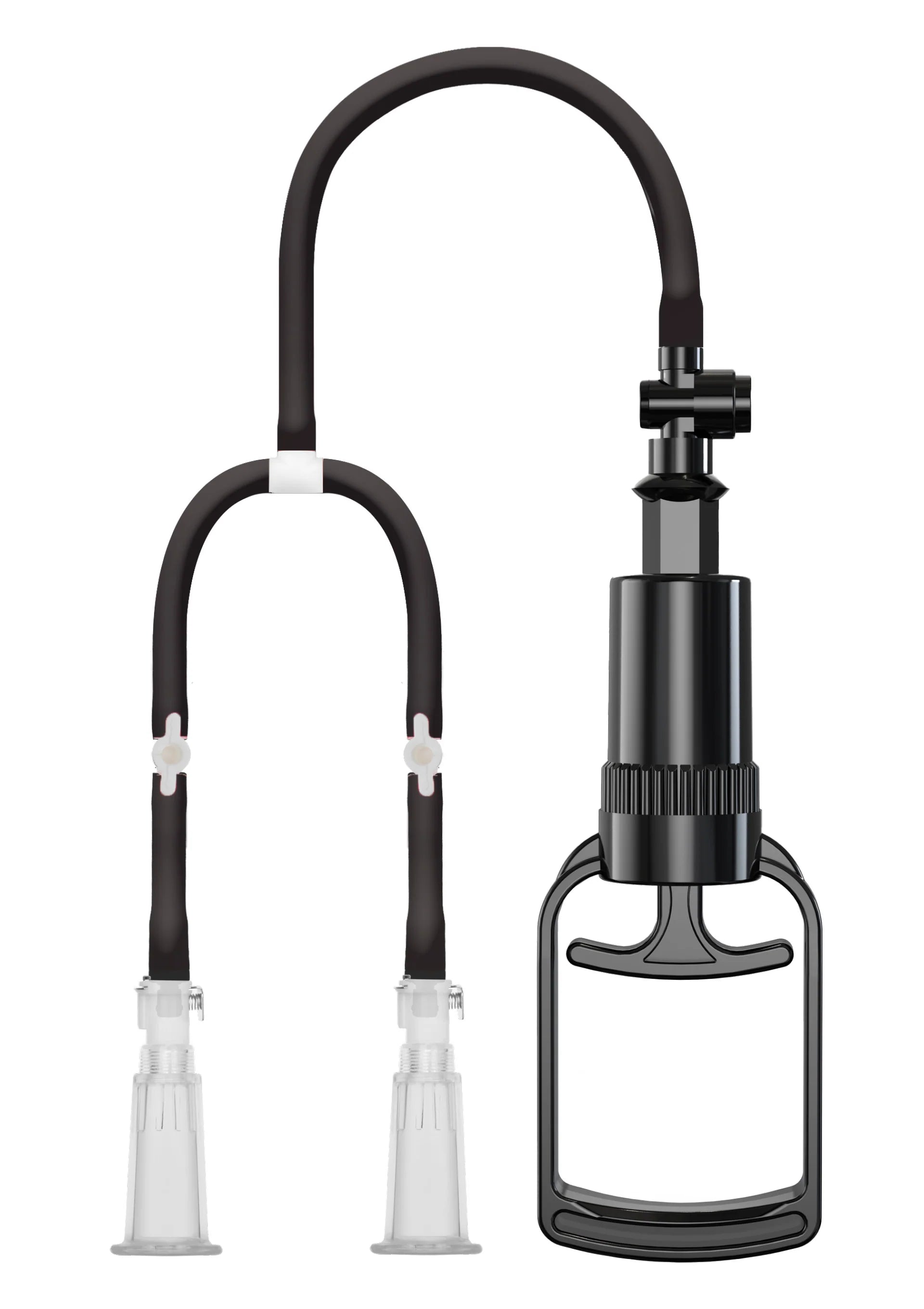 Beste vandaag nog: Vacuum Nipple Pleasure Pump S/M by She.E.O. - bij Happytoys Sexshop: online sex shop for Feeling Happy & Easy 😊 - Default Title - 20252 - BLACK
