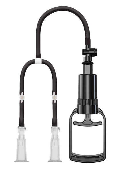 Beste vandaag nog: Vacuum Nipple Pleasure Pump S/M by She.E.O. - bij Happytoys Sexshop: online sex shop for Feeling Happy & Easy 😊 - Default Title - 20252 - BLACK