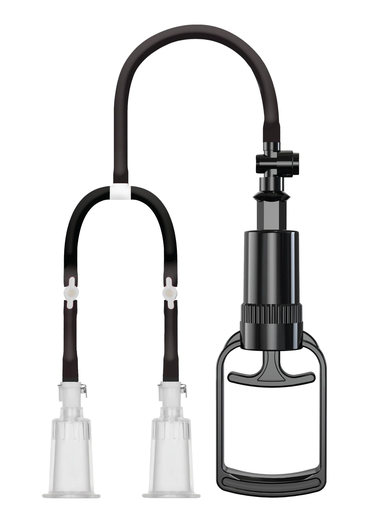 Beste vandaag nog: Vacuum Nipple Pleasure Pump M/L by She.E.O. - bij Happytoys Sexshop: online sex shop for Feeling Happy & Easy 😊 - Default Title - 20253 - BLACK